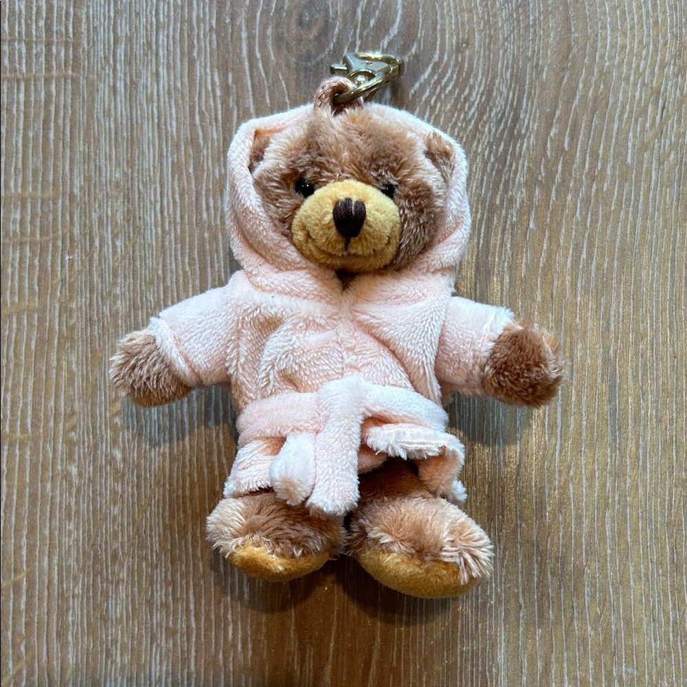 Ritz Paris Bear Key Ring in Spa Bath Robe